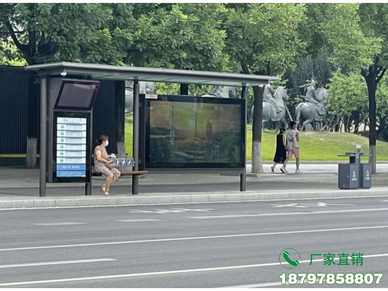 康平县创意新款公交等候亭