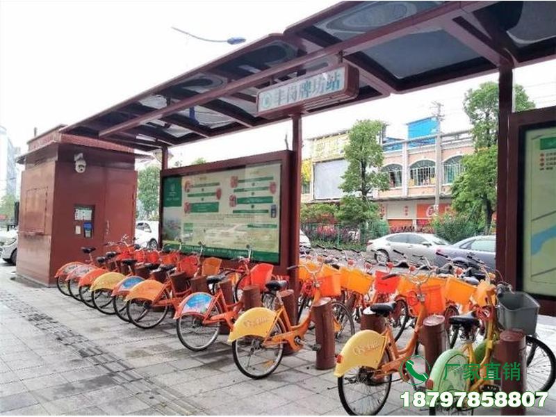 河曲县公共自行车停放亭