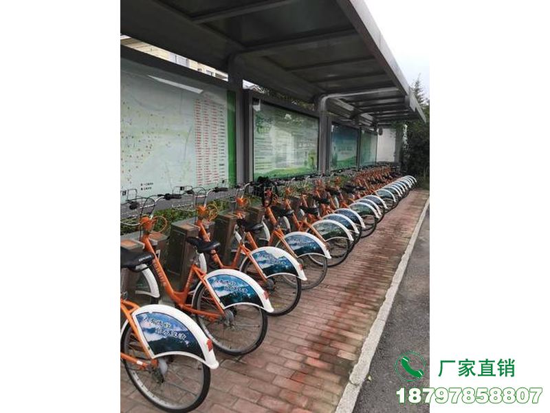 浦江县城市中心智能共享单车候车棚