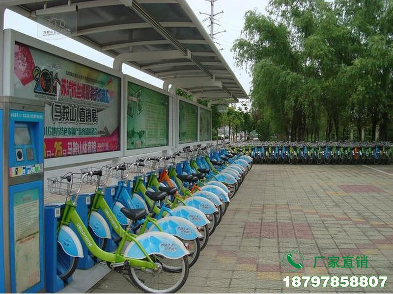 昭觉县智能共享自行车停放棚